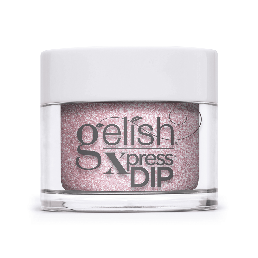 Harmony Gelish Xpress Dip Powder June Bride Light Pink Glitter 43G (1.5 Oz) #1620835