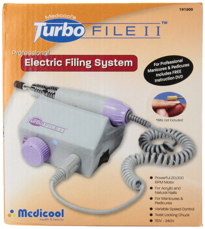 Medicool Turbo File II Professional Electric Filing-Beauty Zone Nail Supply