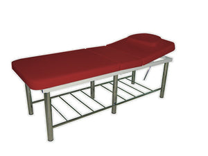 Massage bed 6 legs burgundy #k-26814-Beauty Zone Nail Supply