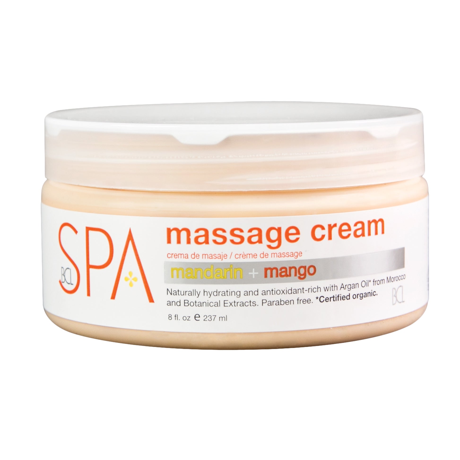 BCL SPA MANDARIN + MANGO MASSAGE CREAM 8 OZ-Beauty Zone Nail Supply