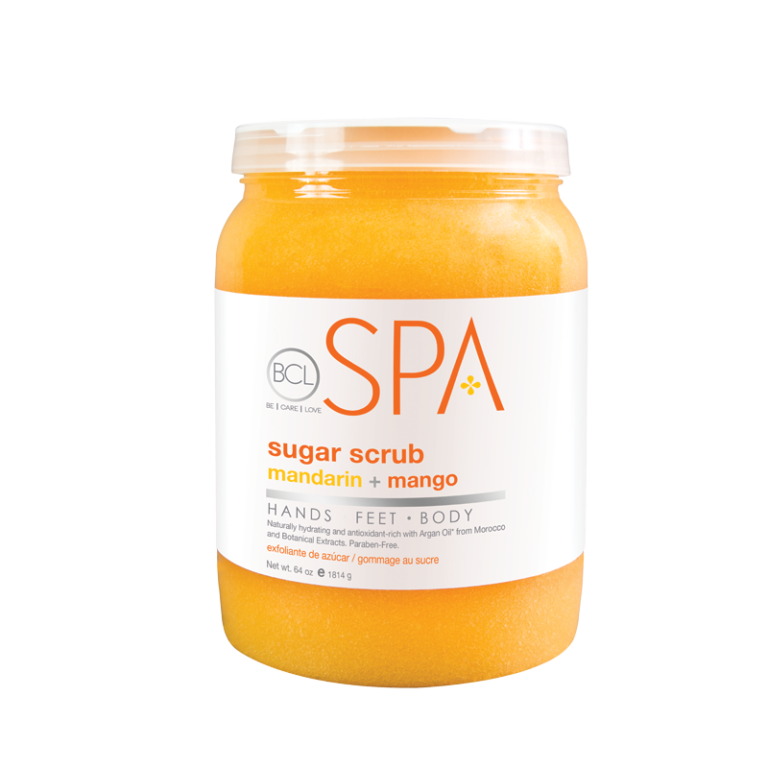 BCL SPA Sugar Scrub Mandarin + Mango 64oz-Beauty Zone Nail Supply