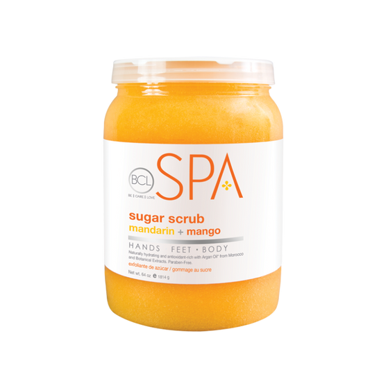 BCL SPA Sugar Scrub Mandarin + Mango 64oz-Beauty Zone Nail Supply