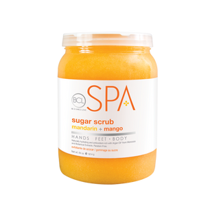 BCL SPA Sugar Scrub Mandarin + Mango 64oz-Beauty Zone Nail Supply