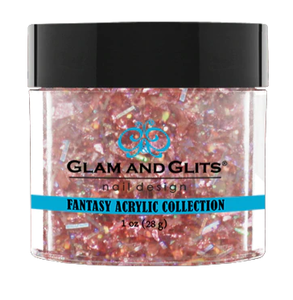 Glam & Glits Fantasy Acrylic (Glitter) 1 oz Raspberry Truffle - FAC514-Beauty Zone Nail Supply