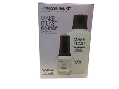 MT Make It Last Long-wearing Nail Top Coat Pro Kit 4oz-Beauty Zone Nail Supply