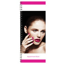 DL PRO 2 COLUMN APPOINTMENT BOOK PINK #DL-C202-Beauty Zone Nail Supply