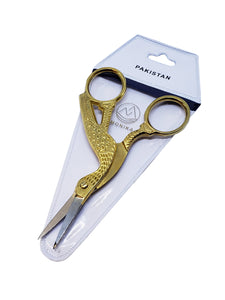 Monika Stork Scissors Gold Plated 4"-Beauty Zone Nail Supply