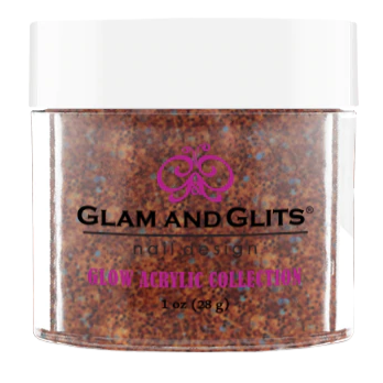 Glam & Glits Glow Acrylic (Glitter) 1 oz Scattered Embers - GL2045-Beauty Zone Nail Supply