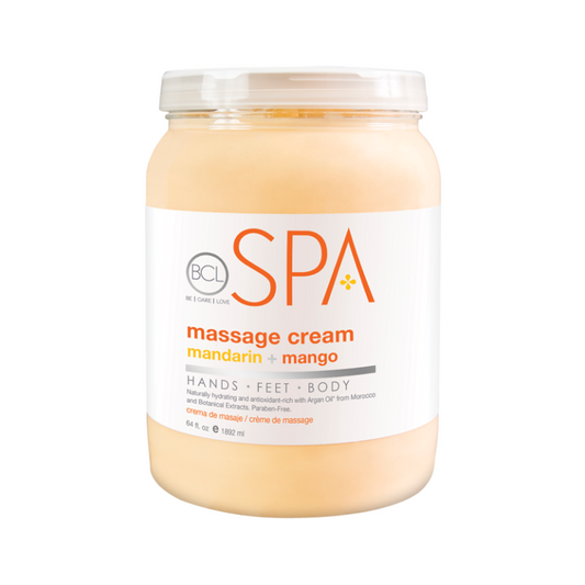 BCL SPA Massage Cream Mandarin + Mango 64oz-Beauty Zone Nail Supply