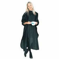 SCALPMASTER NYLON 45 X 60 CHEMICAL CAPE VELCO BLACK 3015-Beauty Zone Nail Supply