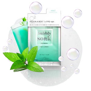 Voesh 4 in 1 Step O2 Bubbly Spa Mint Mimosa Box 50 Set