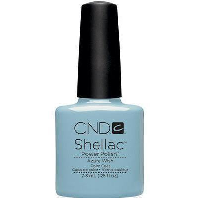 Cnd Shellac Azure Wish .25 Fl Oz-Beauty Zone Nail Supply