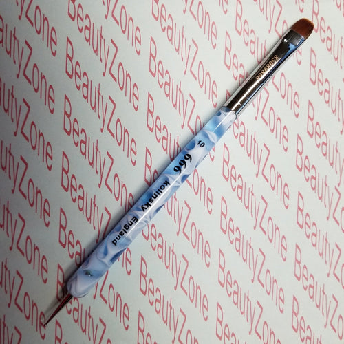666 french brush blue mable w/tool size 10 - BeautyzoneNailSupply