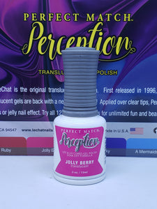 Perfect Match Perception Translucent JOLLY BERRY .5 oz TGP09-Beauty Zone Nail Supply