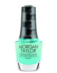 Morgan Taylor ELECTRIC REMIX TURQUOISE SHIMMER .5 fl oz #3110384-Beauty Zone Nail Supply