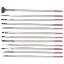 ART 12 PCS NAIL ART BRUSH SET-Beauty Zone Nail Supply