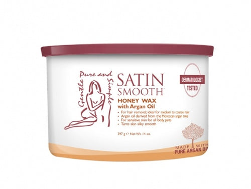 Satin Smooth Honey W/ Argan #Ssw14Hag-Beauty Zone Nail Supply