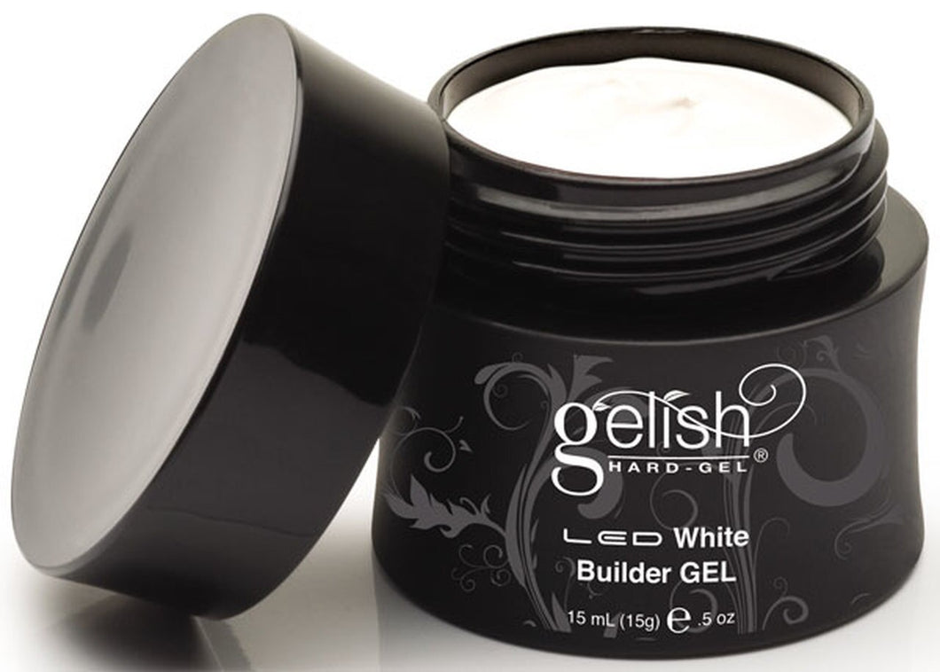 Gelish Hard Gel LED White Builder Gel 0.5 oz #01389-Beauty Zone Nail Supply
