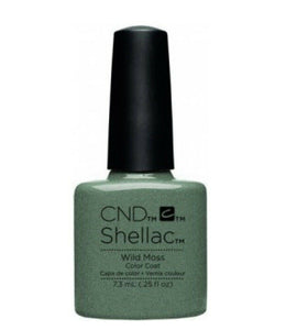 Cnd Shellac Wild Moss color .25 Fl Oz-Beauty Zone Nail Supply