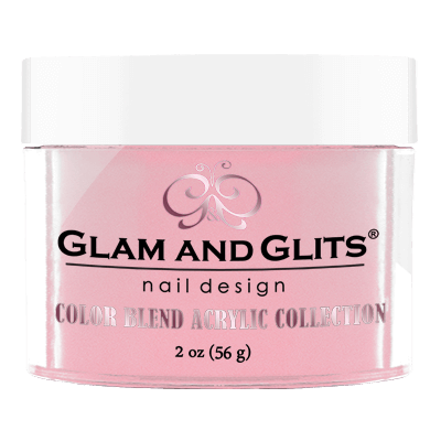 Glam & Glits Acrylic Powder Color Blend Rose 2 Oz- Bl3020-Beauty Zone Nail Supply