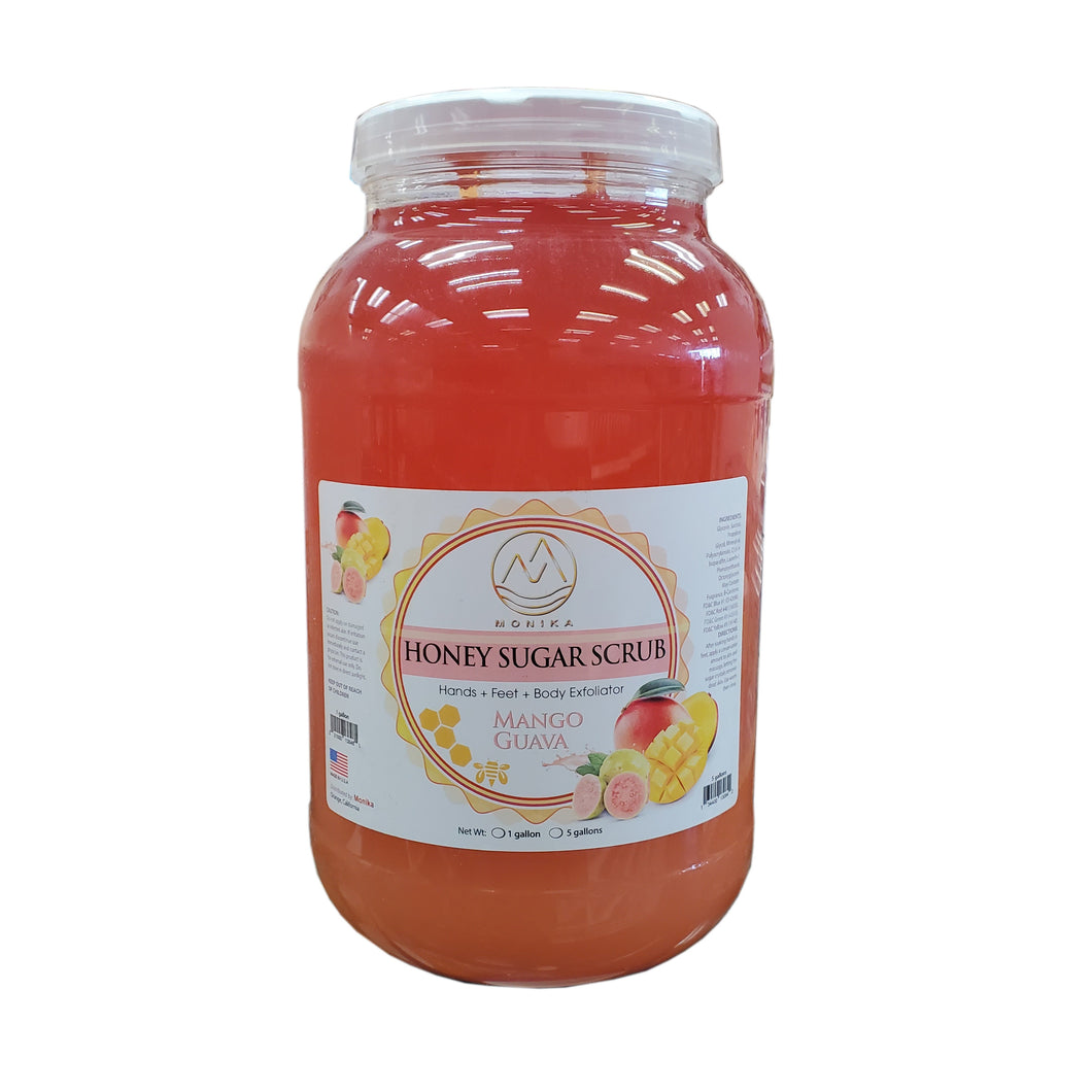 Monika Honey Sugar Scrub Mango Guava Case 4 Gallon-Beauty Zone Nail Supply