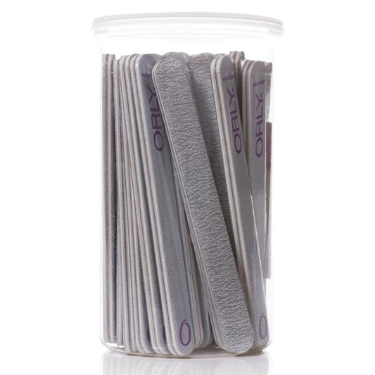 Orly nail file Zebra foam board 100/180 Grit 2PC-Beauty Zone Nail Supply