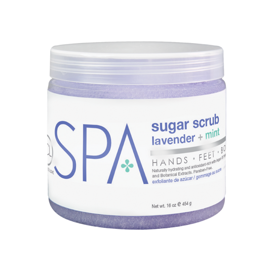BCL SPA Sugar Scrub Lavender + Mint 16oz-Beauty Zone Nail Supply
