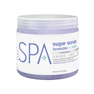 BCL SPA Sugar Scrub Lavender + Mint 16oz-Beauty Zone Nail Supply