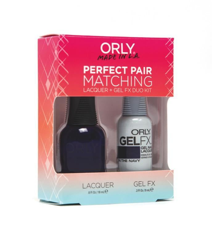 Orly Duo In The Navy ( Lacquer + Gel) .6oz / .3oz 31163-Beauty Zone Nail Supply