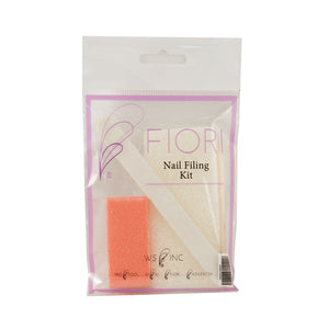 Fiori Pedicure Kit 4 (Pumice-Buffer-File-Pusher) #W17 - BeautyzoneNailSupply