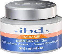 Load image into Gallery viewer, Ibd Hard Gel LED / UV Builder Gel Clear 2 oz #61178-Beauty Zone Nail Supply