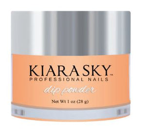 Kiara Sky Dip Glow Powder -DG138 Peach, Please-Beauty Zone Nail Supply