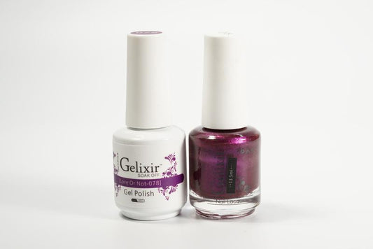 Gelixir Duo Gel & Lacquer Love or Not 1 PK #078-Beauty Zone Nail Supply