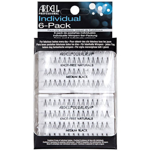 Ardell Individual Naturals 6 Pack Knot Free Medium 60078-Beauty Zone Nail Supply