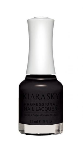 Kiara Sky Lacquer -N435 Black To Black-Beauty Zone Nail Supply