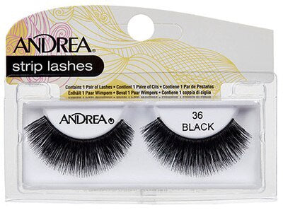 Andrea Strip Lashes - 36 Black #61989
