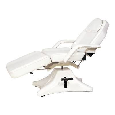 Facial bed adjusted front & back Hydraulic Up Down White