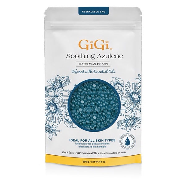 Gigi Wax Soothing Azulene Wax Beads 14oz 0313-Beauty Zone Nail Supply