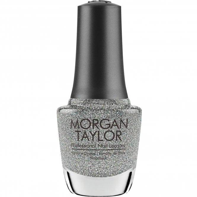 Morgan Taylor Nail Lacquer sprinkle of twinkle - silver glitter 15 mL | .5 fl oz #367-Beauty Zone Nail Supply
