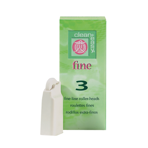 Clean & Easy Fine Roller Head - 3 pk #41636-Beauty Zone Nail Supply