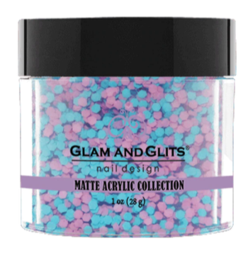 Glam & Glits Matte Acrylic Powder 1 oz Sherbet-MAT630-Beauty Zone Nail Supply
