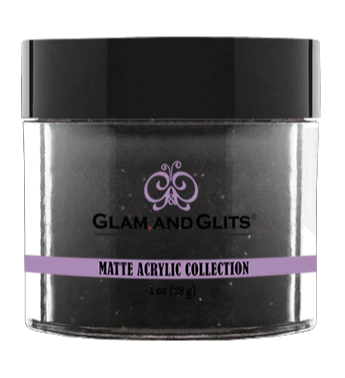 Glam & Glits Matte Acrylic Powder 1 oz Black Forest Cake-MAT638-Beauty Zone Nail Supply