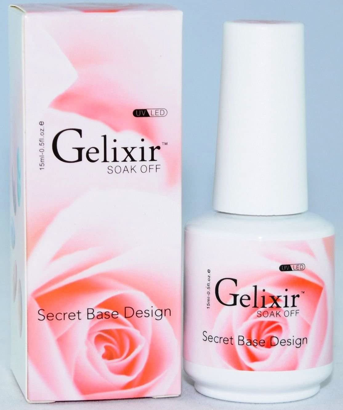 Gelixir Soak Off Secret Base Design 0.5 oz-Beauty Zone Nail Supply