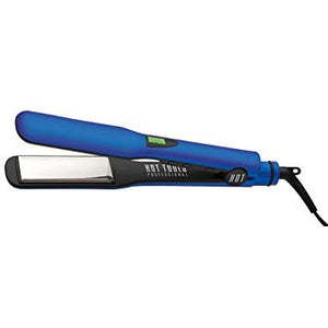 Hot Tools Professional Radiant Blue Titanium 1 1/2" Digital Salon Flat Iron-Beauty Zone Nail Supply