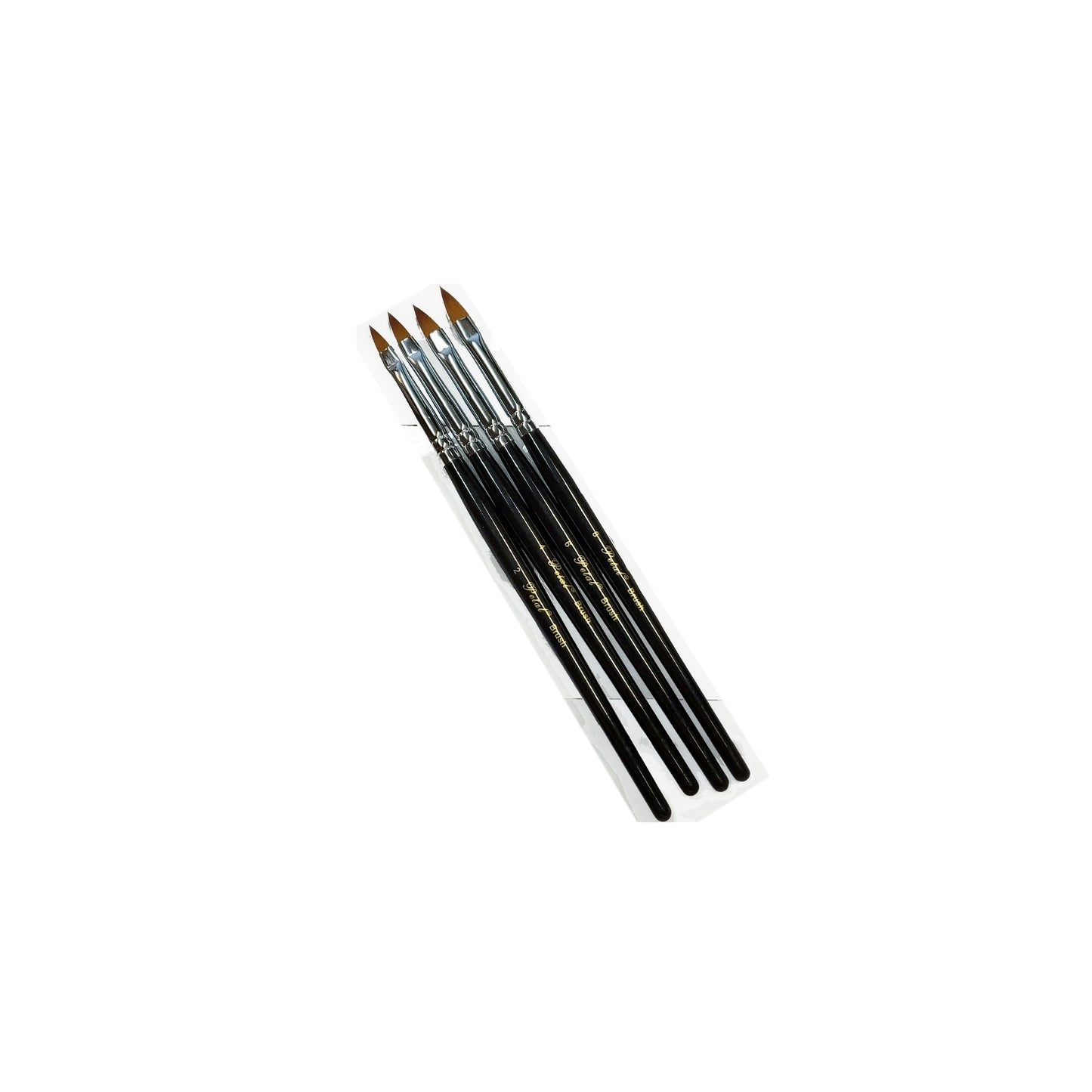 Petal 3D Acrylic Nail Art Brush Black Handle-Beauty Zone Nail Supply