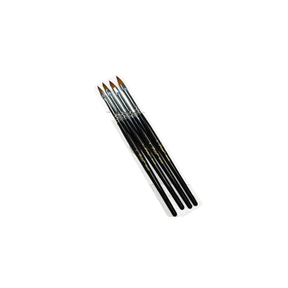 Petal 3D Acrylic Nail Art Brush Black Handle-Beauty Zone Nail Supply