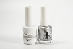 Gelixir Duo Gel & Lacquer Metallic Silver 1 PK #096-Beauty Zone Nail Supply