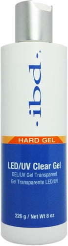 Ibd Hard Gel LED / UV Builder Gel Clear 8 oz #65614-Beauty Zone Nail Supply