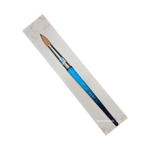 Load image into Gallery viewer, 777 kolinsky acrylic nail brush Blue Handle size 14