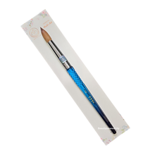 Load image into Gallery viewer, 777 kolinsky acrylic nail brush Blue Handle size 16
